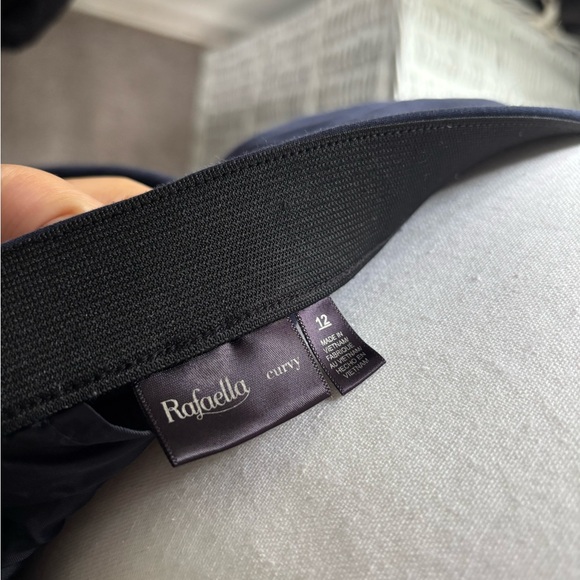 Rafaella Navy Ankle Pants - Picture 6 of 7